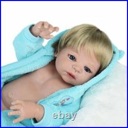 Full Body Soft Reborn Baby Dolls Vinyl Silicone Realistic Newborn Boy Doll Gifts