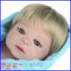 Full Body Soft Reborn Baby Dolls Vinyl Silicone Realistic Newborn Boy Doll Gifts