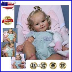 Full Body Vinyl Reborn Baby Doll 20 Inch Girl, Anatomically Correct, Poseable