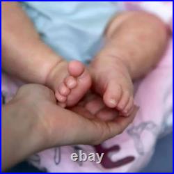 Full Body Vinyl Reborn Baby Doll 20 Inch Girl, Anatomically Correct, Poseable