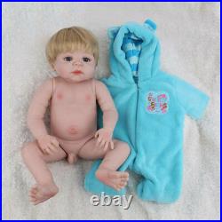 Full Body Vinyl Silicone Reborn Baby Dolls Twins Boy+Girl Lifelike Newborns Gift