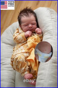 Full Silicone Baby Doll-18'' Reborn Baby Dolls Silicone Full Body Vinyl, Anatom