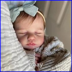Full Silicone Baby Doll 20 Inch Reborn Baby Dolls Silicone Full Body, Realistic