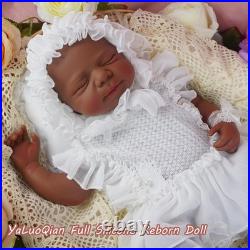 Full Silicone Reborn Baby Doll, 20 Inch Lifelike Newborn Girl, Reborn Baby Dolls