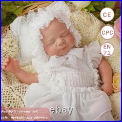 Full Silicone Reborn Baby Doll, 20 Inch Lifelike Newborn Girl, Reborn Baby Dolls