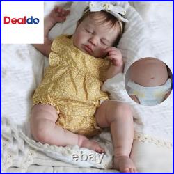 Full Vinyl Reborn Baby Doll 20in Realistic Newborn Girl Lifelike Washable