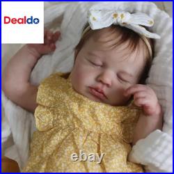Full Vinyl Reborn Baby Doll 20in Realistic Newborn Girl Lifelike Washable