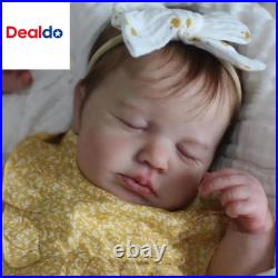 Full Vinyl Reborn Baby Doll 20in Realistic Newborn Girl Lifelike Washable