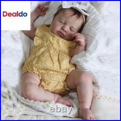Full Vinyl Reborn Baby Doll 20in Realistic Newborn Girl Lifelike Washable