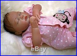 Full silicone reborn baby doll 20 lifelike soft vinyl Real Babies dolls Body