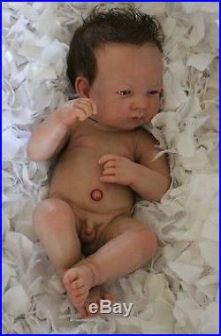 Full vinyl anatomically correct reborn preemie baby boy doll