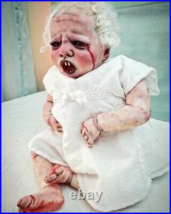 GORE WASHINGTON Reborn Baby Newborn HAUNTED COA Bountiful Baby OOAK Artist