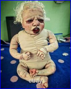 GORE WASHINGTON Reborn Baby Newborn HAUNTED COA Bountiful Baby OOAK Artist