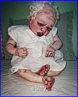 GORE WASHINGTON Reborn Baby Newborn HAUNTED COA Bountiful Baby OOAK Artist