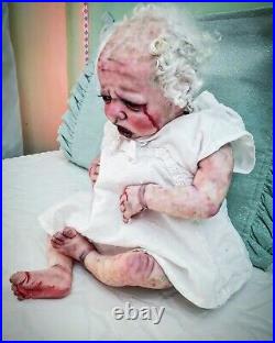 GORE WASHINGTON Reborn Baby Newborn HAUNTED COA Bountiful Baby OOAK Artist