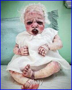 GORE WASHINGTON Reborn Baby Newborn HAUNTED COA Bountiful Baby OOAK Artist