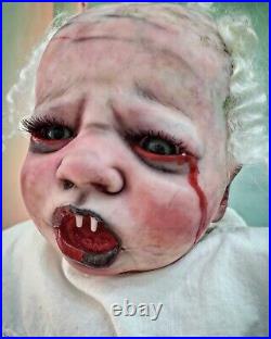 GORE WASHINGTON Reborn Baby Newborn HAUNTED COA Bountiful Baby OOAK Artist