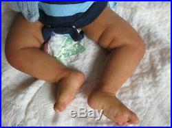 GORGEOUS Reborn Baby BOY Doll LINUS by GUDRUN LEGLER FULL Legs ETHNIC