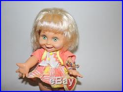 Galoob Baby Face Doll So Happy Mia 1990 with Clothes
