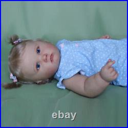 Gifts 24 Reborn Baby Dolls Silicone Vinyl Toddler Newborn Babies Toy Girl Doll