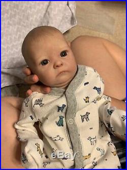 Gorgeous Reborn Baby Boy Doll Tink By Bonnie Brown Preemie Free Shipping