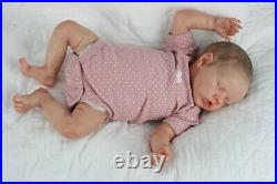 Gorgeous Reborn Baby Doll Twin B by Sculpted by Bonnie Brown with Painted Hair