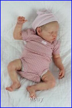 Gorgeous Reborn Baby Doll Twin B by Sculpted by Bonnie Brown with Painted Hair