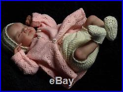 Gorgeous Reborn Baby Girl Doll LE Americus By Laura Lee Eagles Full Vinyl Torso