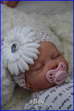 Gorgeous Reborn Lucy Kewy Baby Girl Doll Nubornz Nursery Painted Hair