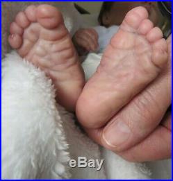 Gorgeous Reborn doll ASHER AWAKE, COA, German Glass Eyes & MR Mohair, RealBorn Gorgeous Reborn doll ASHER AWAKE, COA, German Glass Eyes & MR Mohair, RealBorn