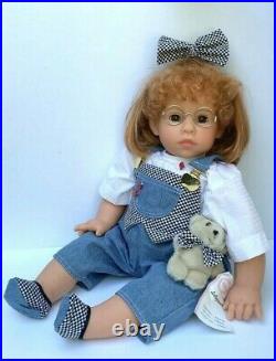 Gotz Doll 21 Tall Soft Body Rooted Hair Catalog 1994 Signed
