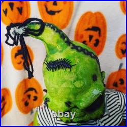 Green Vinyl Baby Doll Black Eyes Halloween Gothic & Horror Oogie Boogie Bugs