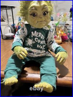 Grinch Doll Baby Handmade By Gakman Creatures