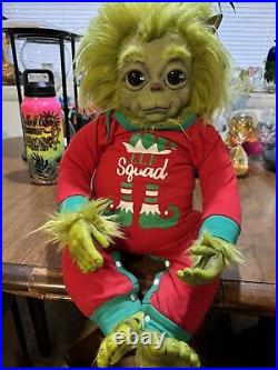 Grinch Doll Baby Handmade By MelvonandReine Grinch Doll Baby Handmade By MelvonandReine