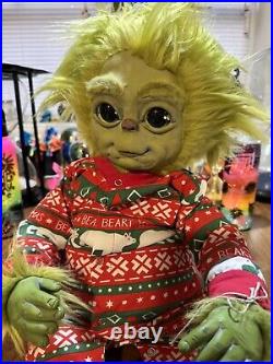 Grinch Doll Baby Handmade By MelvonandReine Grinch Doll Baby Handmade By MelvonandReine
