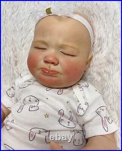 Grumpy Sage Girl Reborn Baby Doll