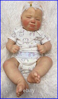 Grumpy Sage Girl Reborn Baby Doll