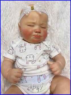 Grumpy Sage Girl Reborn Baby Doll