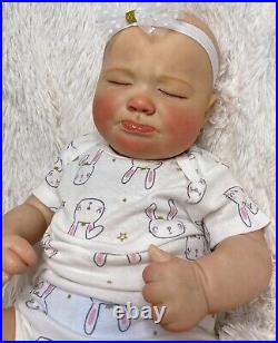 Grumpy Sage Girl Reborn Baby Doll