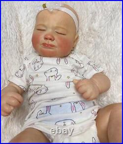 Grumpy Sage Girl Reborn Baby Doll