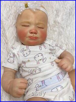 Grumpy Sage Girl Reborn Baby Doll