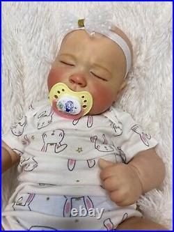 Grumpy Sage Girl Reborn Baby Doll