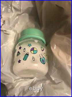 HANDSOME BABY BOY FIRST YAWN REBORN BOY DOLL 14 Preemie boy W PACI BOTTLE NEW