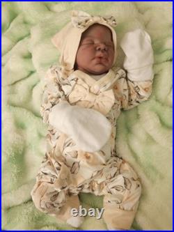 Hand Crafted 16 Inch Reborn Doll. Weighted And Stuffed To Look And Feel Real