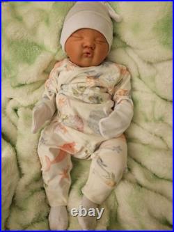Hand Crafted Reborn Doll Asiah. 20 Weighted And Stuffed To Feel Real. Excellent