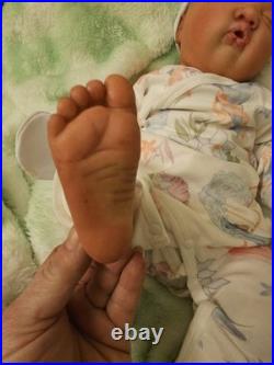 Hand Crafted Reborn Doll Asiah. 20 Weighted And Stuffed To Feel Real. Excellent