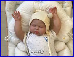 Hand Painted Pickle Reborn Baby Dolls Flexiable Limbs Bebe Lifelike Bald Head