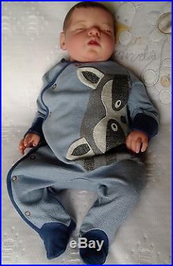 Hand Painted Reborn Baby Doll Noah By Riva Schick