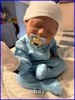 Hand Painted Reborn Erica, 7 lbs 2 oz. With Microglass beads and Silky fiberfill