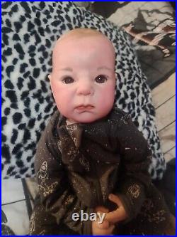 Hand-painted 18-in Reborn Baby Doll (Dimitri) Soft Body Hand-painted 18-in Reborn Baby Doll (Dimitri) Soft Body